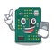 With phone circuit board pcb isolated with mascot