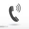 Phone flat Icon. Sign Phone. Vector logo for web design, mobile and infographics