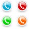 Phone glossy icon