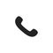 Phone Glyph Vector Icon, Symbol or Logo.