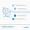 phone, hand, Shopping, smartphone, Currency Infographics Template for Website and Presentation. Line Blue icon infographic style