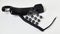 Phone handset. Push-button dialer. Isolated.
