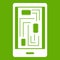 Phone innards icon green