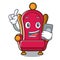 With phone king throne character cartoon