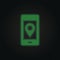 Phone, location new technology vector icon. New mobile technology traffic light style vector illustration