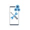 Phone Repair Logo vector. Smart phone device repair symbol