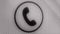 Phone ring icon animation. Incoming call. Animation Call Icon. Handmade scribble animation of a phone ringing. Animated