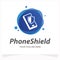 Phone Shield Logo Design Template
