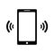 Phone template with wifi. Phone icon. vector