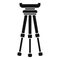 Phone tripod icon simple vector. Mobile camera stand