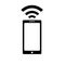 Phone with Wi-fi. Vector icon