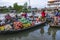 Phong Dien floating market in Vietnam