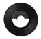 Phonograph disk White background