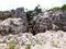Phosphate rocks in Nauru 3rd smallest country in the world, South Pacific