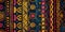 Photo african tribal pattern background in colorful tone