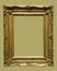 Photo of aged golden picture frame