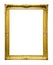 Photo of aged golden picture frame