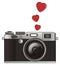 Photo apparatus and hearts