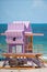 Photo of a art deco lifeguard tower on MIami Beach FL