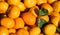 Photo background bright tangerines