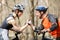 Photo of bicyclists in park