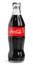 Photo of a bottle of Coca-Cola Classic in a glass
