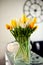 Photo of bouquet spring tulips