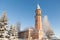 Photo of brick mosque in the Tyumen region, Russia