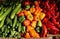 Photo of bunch peppers or paprika image wallpapers background