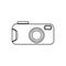 Photo camera icon. Gallery attachment sign