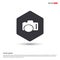 Photo camera icon Hexa White Background icon template