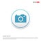 Photo camera icon Hexa White Background icon template