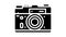 photo camera retro gadget glyph icon animation