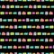 Photo camera seamless pattern. Drawn retro colorful films. Bright and colorful designs and prints for teens and children