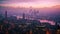 This photo captures a panoramic view of the City of London, as seen from the top of the Shard skyscraper, Rooftop view of London