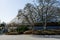 The photo captures the view of the stunning Bloedel Conservatory located inside Queen Elizabeth Park in Vancouver