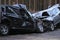 Photo of cars involved in a collision or crash