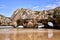 Photo of the caves on the beach of Llanes, Spain