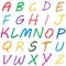 Photo collage of letters of the alphabet