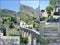 Photo collage travel Montenegro. Ruins of the fortress of Stary Bar, Kotor. Can be used for the design of covers, brochures