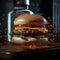 Photo Cutting edge technology transforms ingredients into mouthwatering burger Home innovation