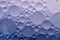 Photo of dark water oil bubble macro abstract background flow liquid blue purple dark white aqua