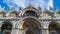 Photo of the details of the basilica di san marco in venice italy