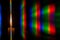 Photo diffraction light candles on the two diffraction gratings