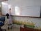 Photo Editorial, 01 August 2022, Indonesia Elementary school students Cleaning The White Board