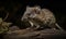 photo of elephant shrew in its natural habitat. Generative AI