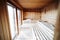 photo of an empty sauna room in a spa