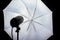 Photo flash and white reflector close up
