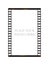 Photo frame in the form of a film frame. Movie frame background with space for your text or image