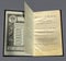 Photo of the front pages of the first edition of Merck`s medical guide manual, published in New York in 1899